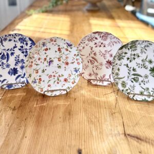 Accent Floral Plates to Rent