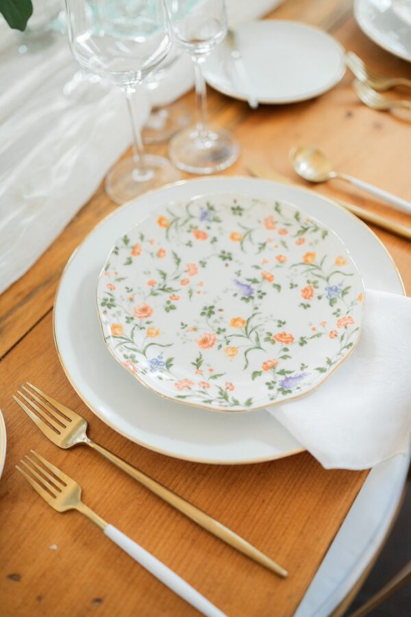 Dinnerware to rent Mahaiwe Tent